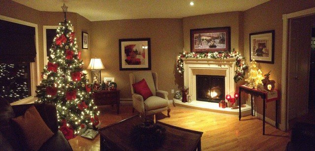 Traditional Christmas Living Room Elegant Christmas Decorating 2012 Traditional Living Room Other