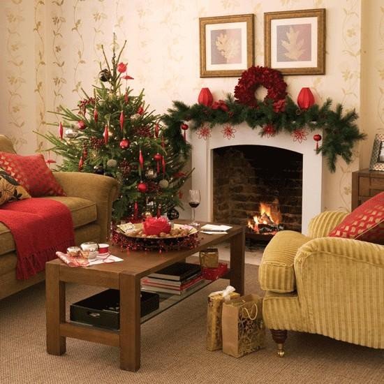 Traditional Christmas Living Room Lovely Merry Christmas Decorating Ideas for Living Rooms and Fireplace Mantels