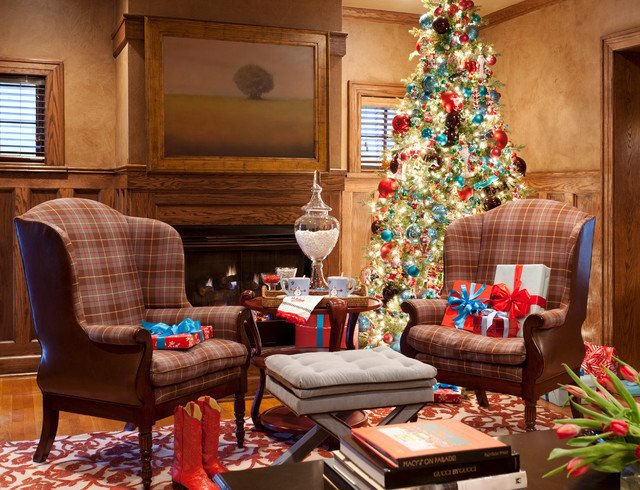 Traditional Christmas Living Room New Holiday