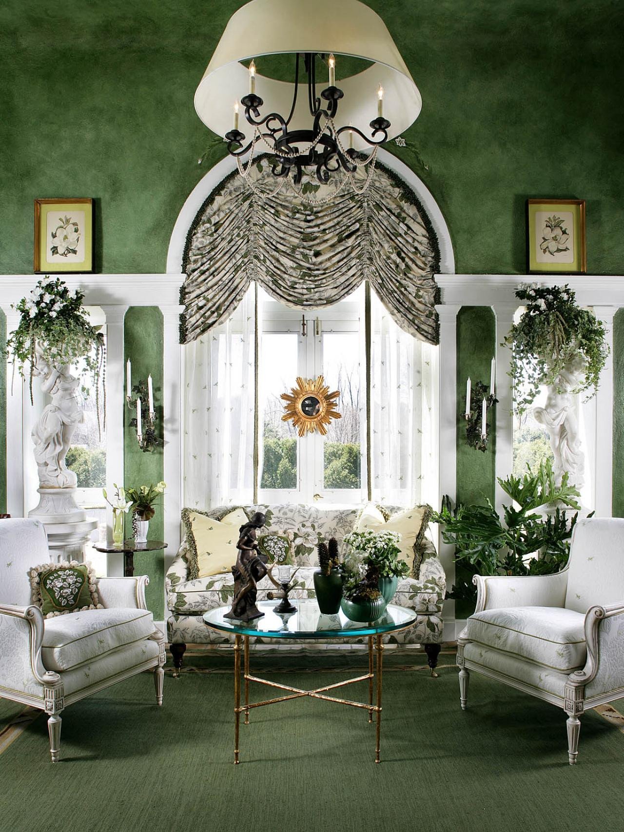 Traditional Green Living Room Lovely Page