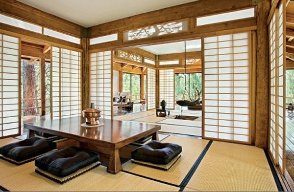 Traditional Japanese Living Room Unique Traditional Japanese House Design with Stunning forest