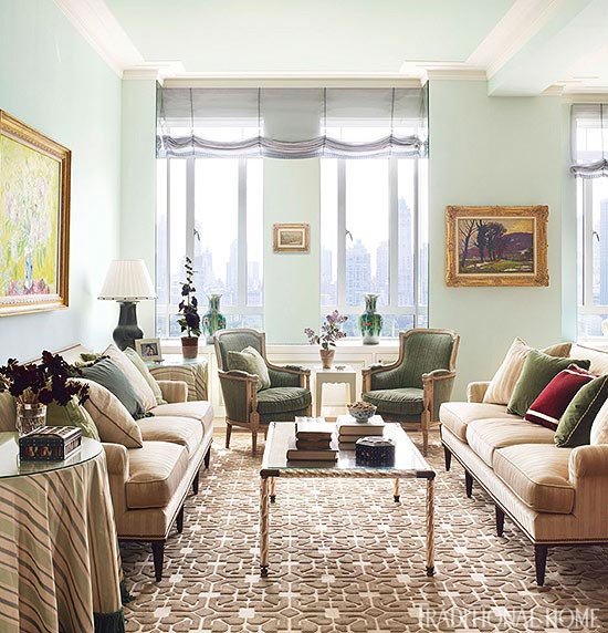 Traditional Living Room Apartment Luxury New York Apartment with Elegant British Style