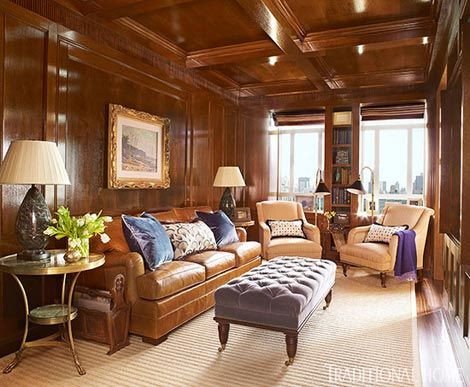 Traditional Living Room Apartment Unique New York Apartment with Elegant British Style Fices &amp; Libraries