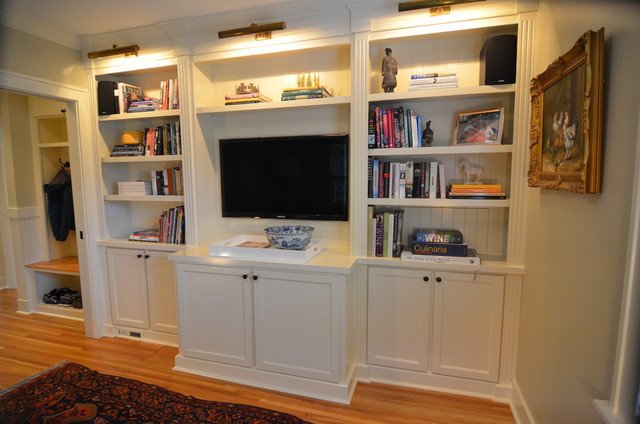 Traditional Living Room Bookcases Beautiful Built In Bookcases Traditional Living Room Portland by Roloff Construction Inc