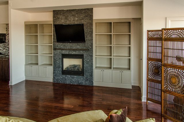 Traditional Living Room Bookcases Best Of Upper Beaches Condo Built In Bookcase Traditional Living Room by Seva Rybkine