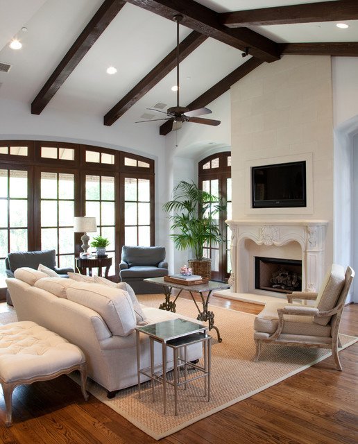 Traditional Living Room Ceiling Elegant Bellaire Residence Traditional Living Room Houston by Grettworks