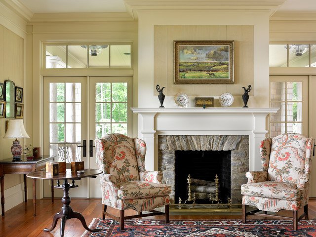 Traditional Living Room Fireplace Elegant Mountain High Style Traditional Living Room atlanta by Historical Concepts