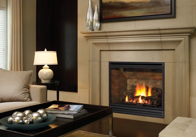 Traditional Living Room Fireplace New Regency Bellavista B41xte Gas Fireplace Traditional Living Room Vancouver by Regency