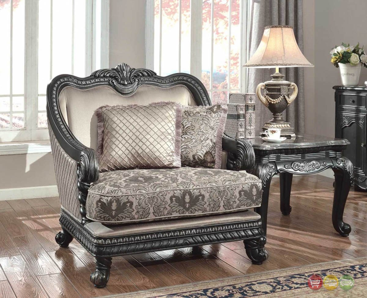 Traditional Living Room Furniture Fresh Florence Traditional formal Living Room Furniture Arm Chair Dark Wood Frame