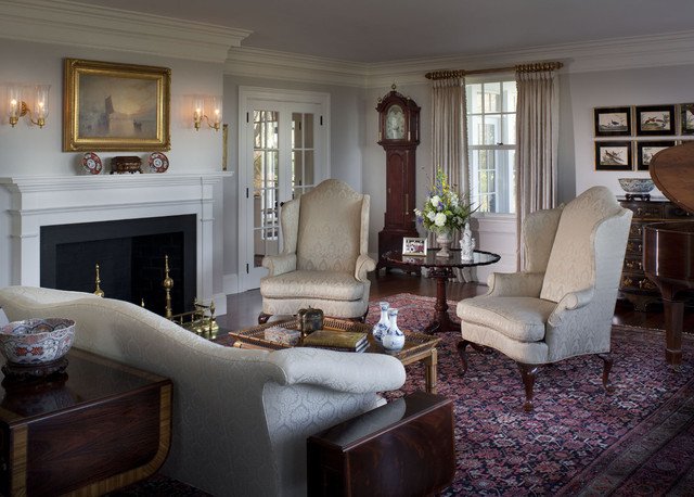 Traditional Living Room Gray Awesome Shades Of Gray Traditional Living Room Boston by Siemasko Verbridge