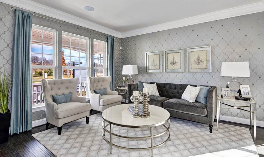 Traditional Living Room Gray Unique Gray Living Room Ideas Design Designing Idea