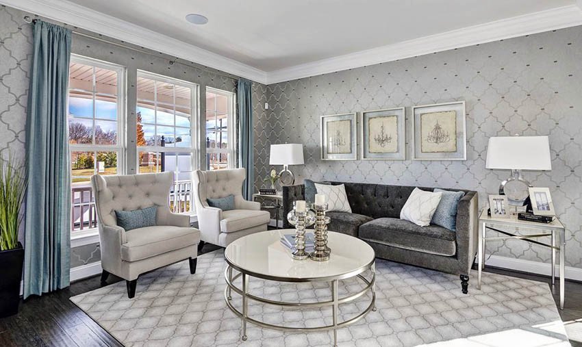 Gray Living Room Ideas Design Designing Idea