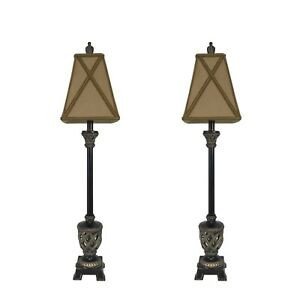 Traditional Living Room Lamps Fresh Set Of 2 35&quot; Traditional Bronze Buffet Lamps Table Lamp Set Living Room Bedroom