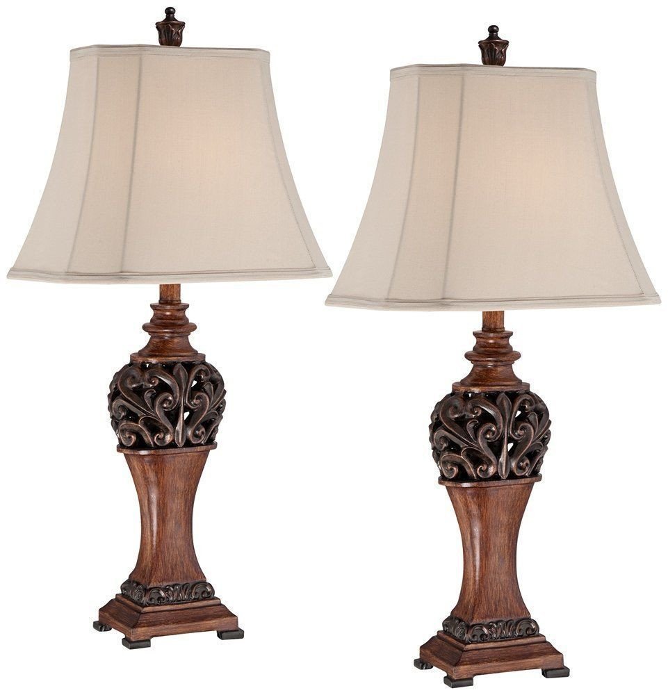 Traditional Living Room Lamps Inspirational 2 Bronze Set Traditional Table Lamps Lighting Led Decor Living Room Antique