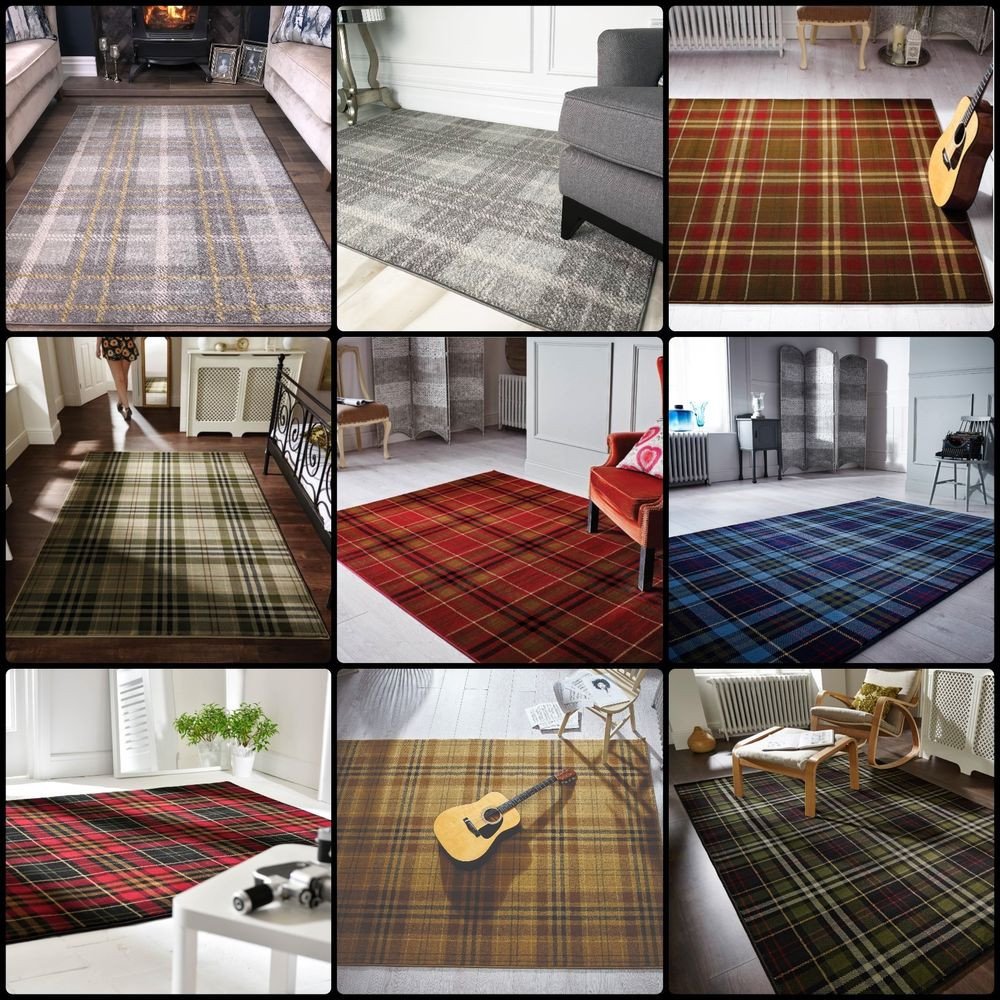 Traditional Living Room Rugs Elegant New Modern Tartan Living Room Rug soft Traditional Classic Vintage area Rugs Uk