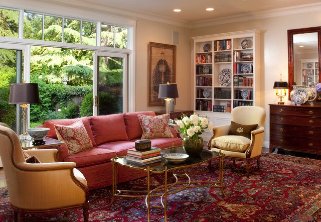 Traditional Living Room Rugs Fresh Lafayette Residence Traditional Living Room San Francisco by Kathleen Burke Design