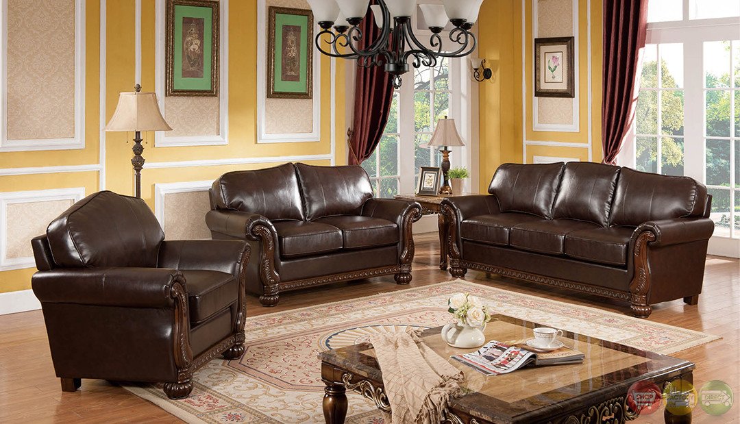 Eve Traditional Medium Wood Formal Living Room Sets with Carved Accents RPCMO92