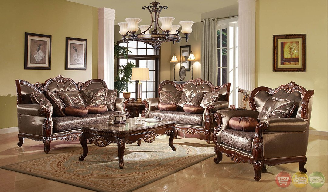 Traditional Living Room Sets Fresh Rhapsody Traditional Dark Wood formal Living Room Sets with Carved Accents Rpcmo84