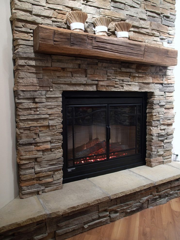 Traditional Living Room toronto Fresh Stacked Stone Fireplaces Living Room Traditional with Veneer Fireplace toronto Home Builders