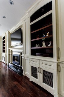 Traditional Living Room toronto Inspirational Fireplace Tv Wall Unit Traditional Living Room toronto by Spaces Inc