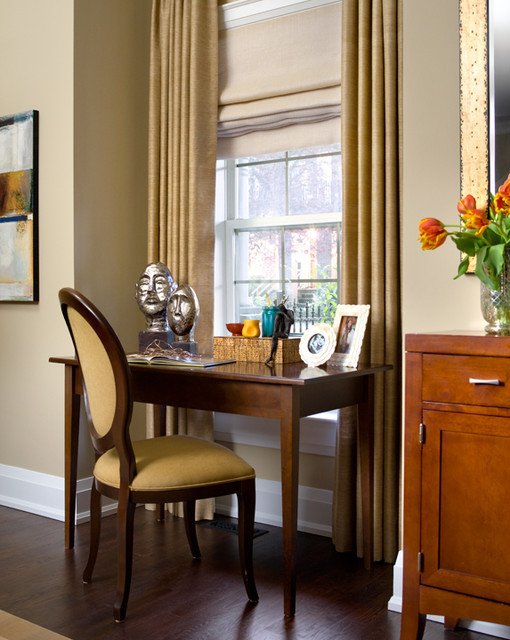 Traditional Living Room toronto Luxury toronto Living Room with Desk Traditional Living Room by Lisa Ferguson Interior