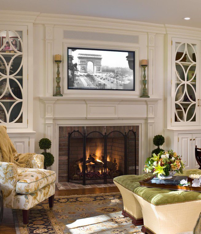 Traditional Living Room Tv Awesome Placing A Tv Over Your Fireplace A Do or A Don T Betterdecoratingbiblebetterdecoratingbible