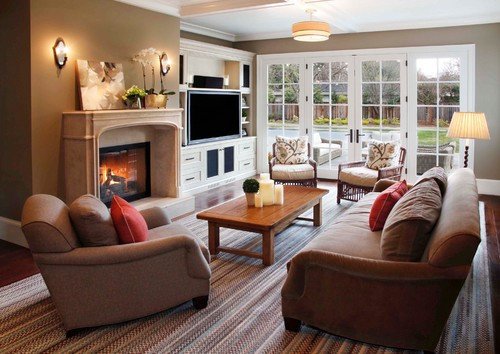 Traditional Living Room Tv Best Of How to Lay Out A Tv &amp; Fireplace Side by Side Hamptons Style