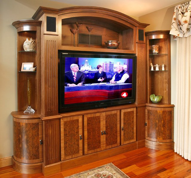 Traditional Living Room Tv Elegant Tv and Media Wall Unit Traditional Living Room Other Metro by Essential Home Artisans