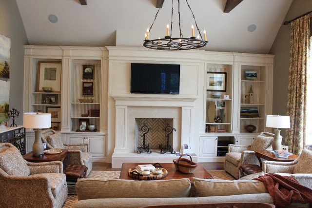 Traditional Living Room Tv Inspirational Family Room Built Ins Traditional Living Room Nashville by Wildwood Cabinetry