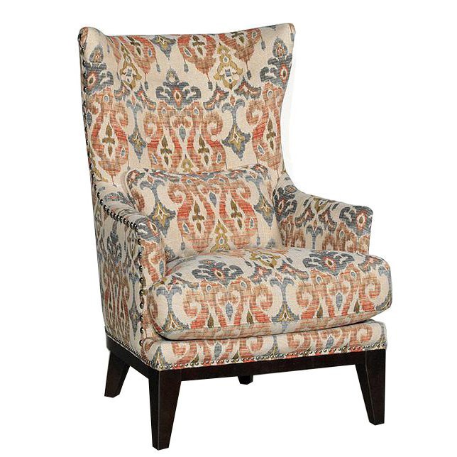 Traditional Living Room Upholstered Chairs Best Of Silver Lake Sand Patterned Upholstered Traditional Wingback Chair