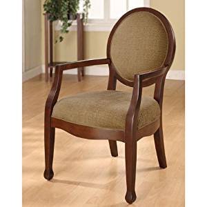 Traditional Living Room Upholstered Chairs Lovely Amazon Traditional Wood Arm Chair This Stunning Oval Back Chair Features A fortable