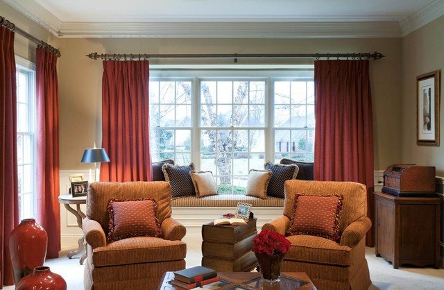 Traditional Living Room Windows New Living Room Redesign Bay Window Traditional Living Room Philadelphia by Elegant