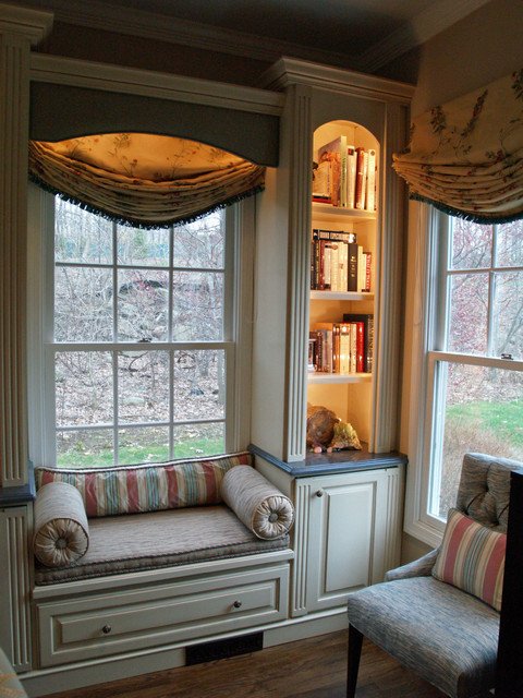 Traditional Living Room Windows Unique Window Seat Traditional Living Room New York by Falk Designs Llc