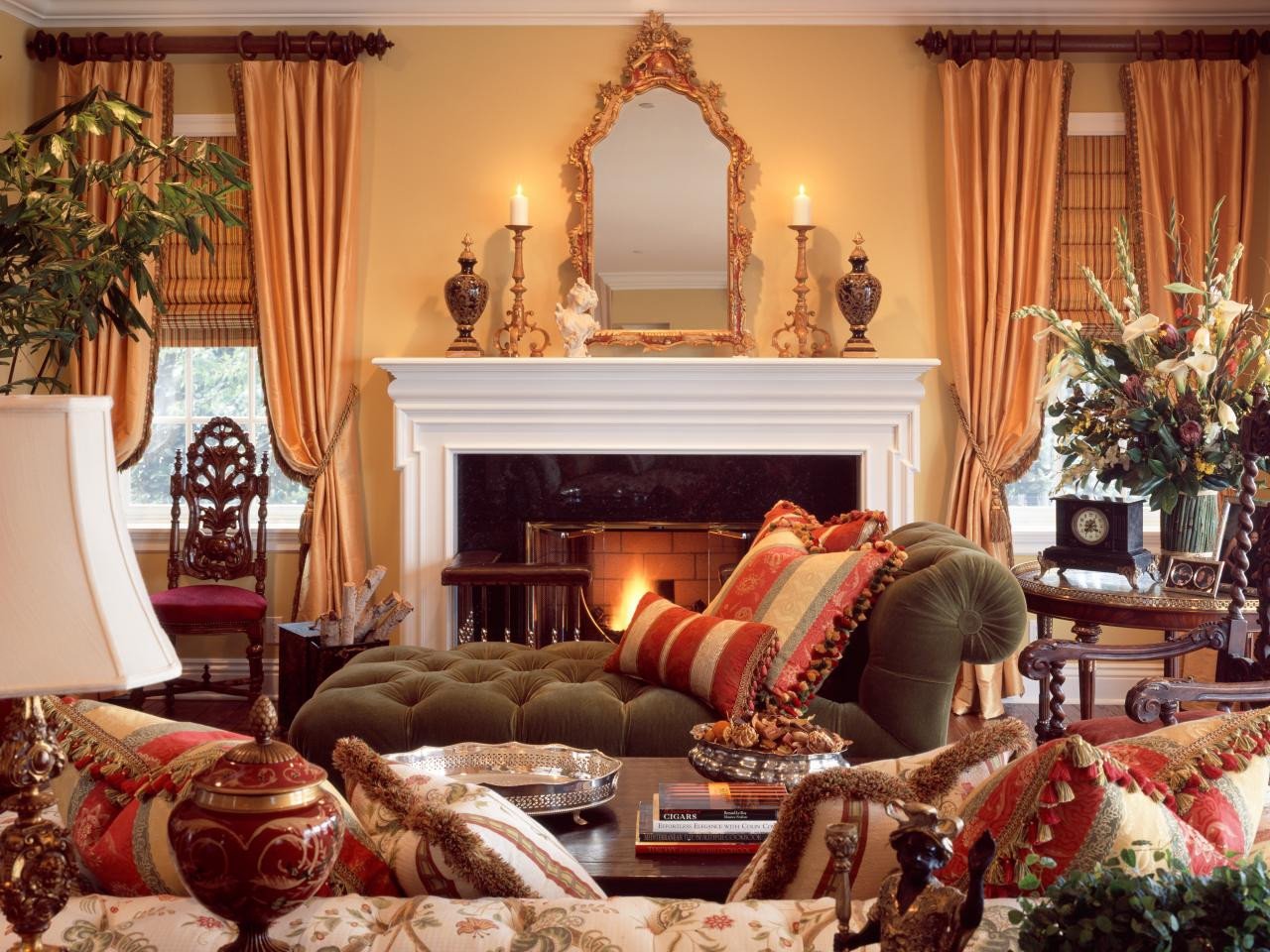Traditional Style Living Room Lovely Traditional Style 101 From Hgtv