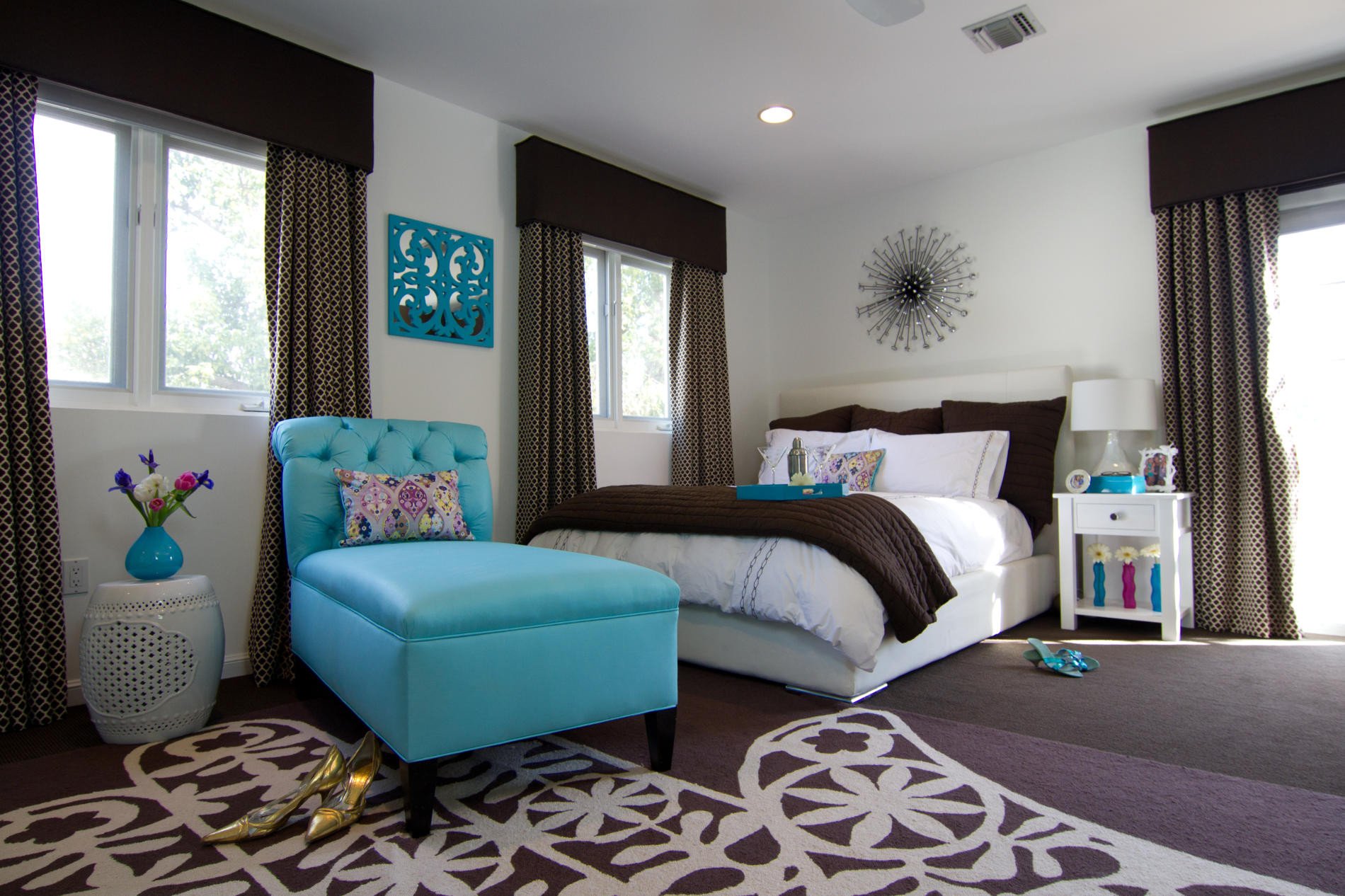 Turquoise and Brown Home Decor Luxury Make Your Bedroom A Romantic Haven Part 4