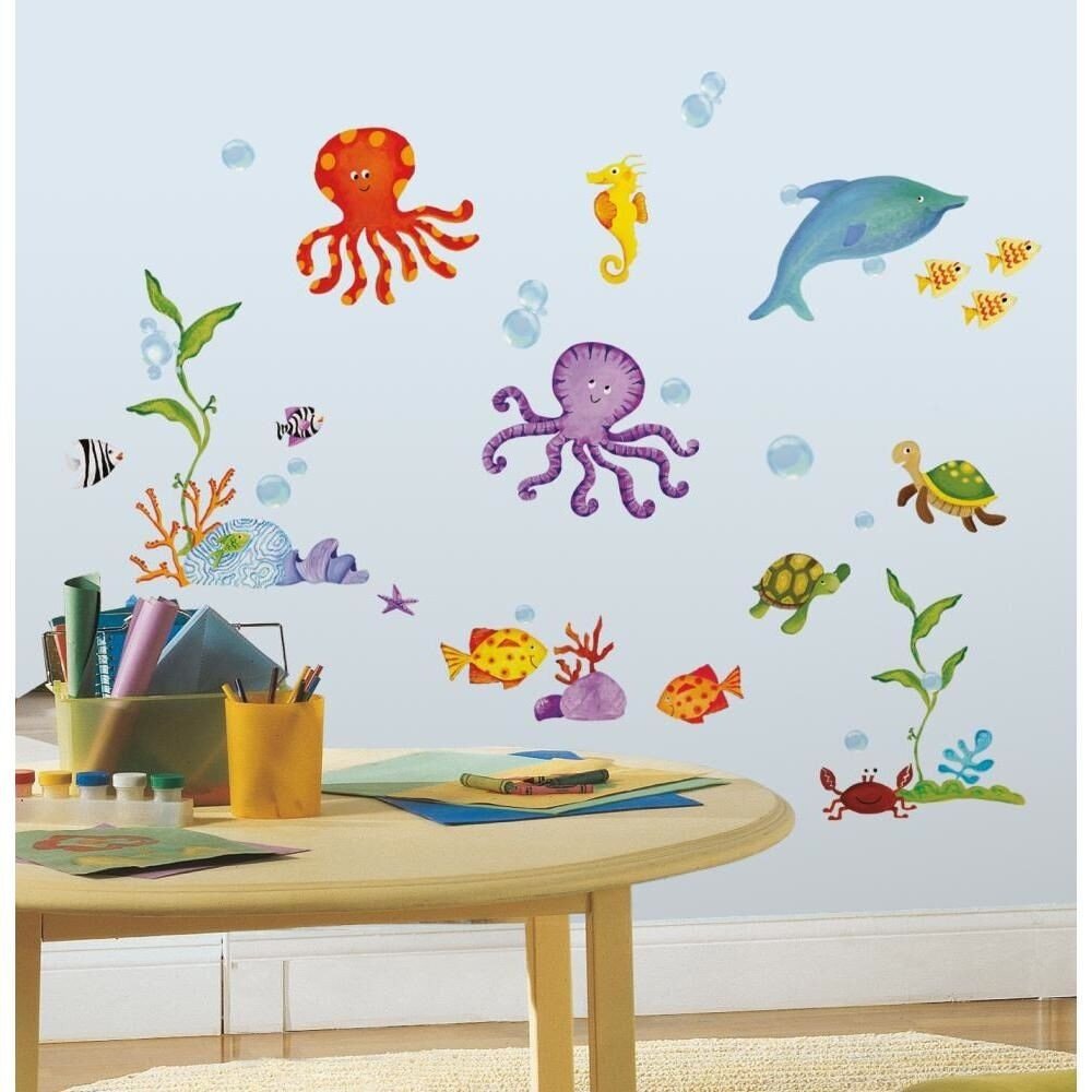 Under the Sea Bathroom Decor Luxury 60 New Adventure Under the Sea Wall Decals Stickers Ocean Animals Bathroom Decor