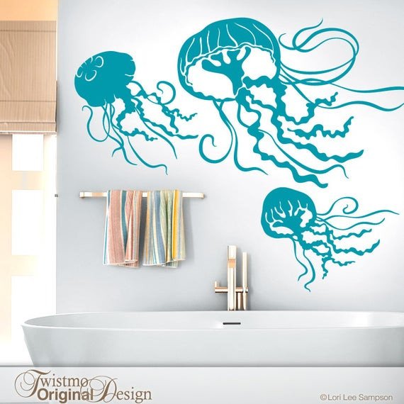 Under the Sea Bathroom Decor Unique Under the Sea Beach Decor Bathroom Wall Decor Sea Life Wall