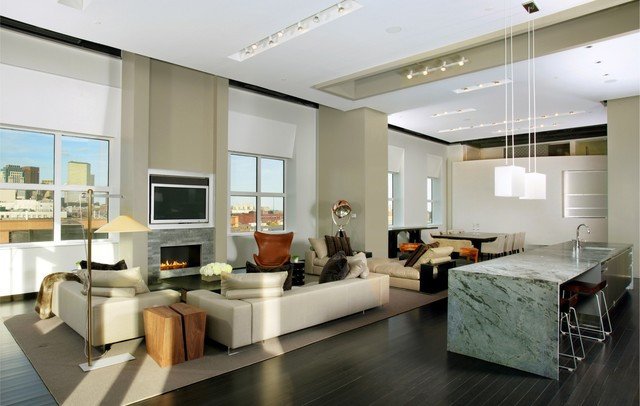 Urban Contemporary Living Room Fresh Urban Living Xxl Contemporary Living Room Boston by Ruhl Walker Architects