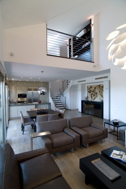 Urban Contemporary Living Room Luxury An Urban Penthouse