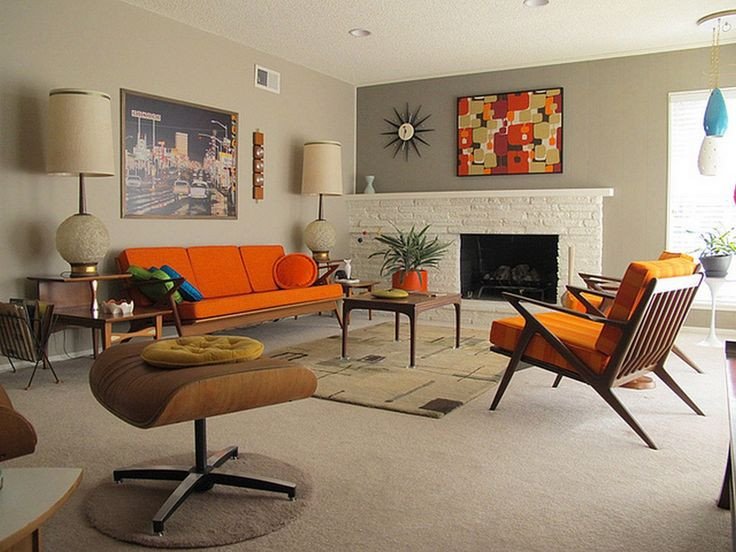 Vintage Modern Living Room Decorating Ideas New 41 Modern Retro Living Room Hot Home Design Trends that are Here to Stay [ S