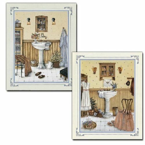 Wall Art for Bathroom Decor Elegant 2 His Her Vintage Bathroom Art Prints Bath Wall Decor 8x10 Framed Mounted Poster