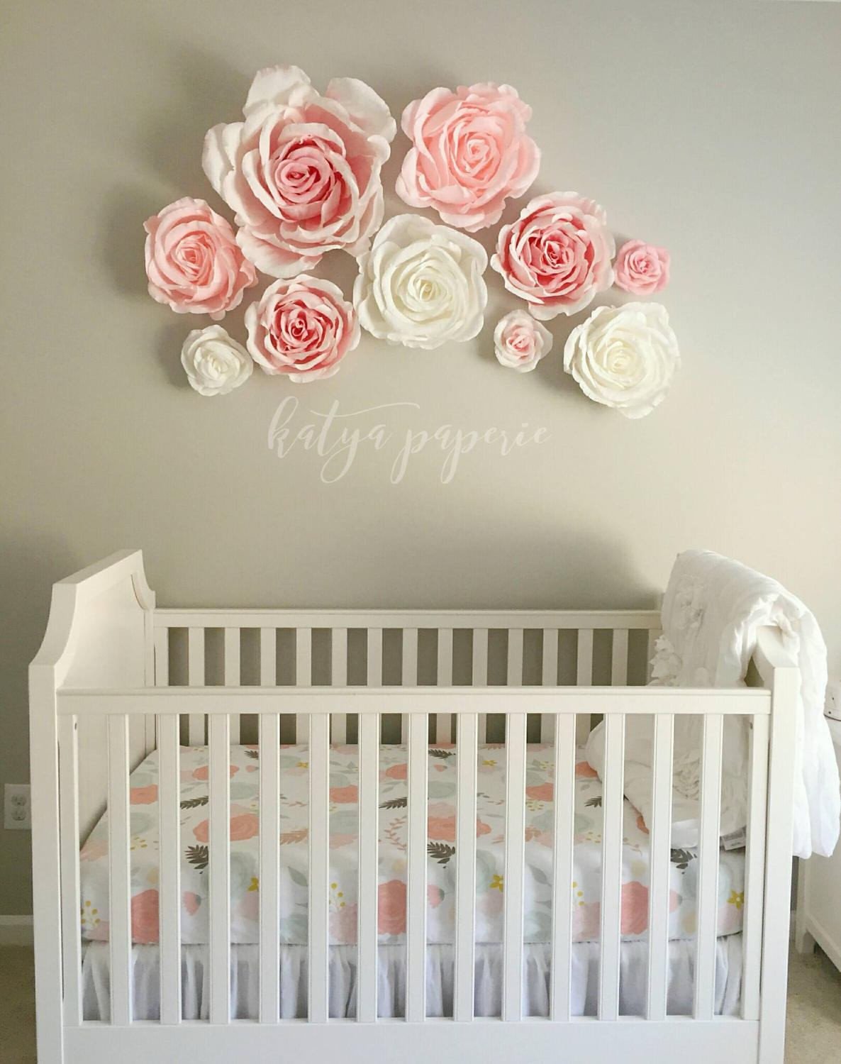 Wall Decor for Baby Room Inspirational Nursery Wall Paper Flowers Paper Flower Wall Display Shop