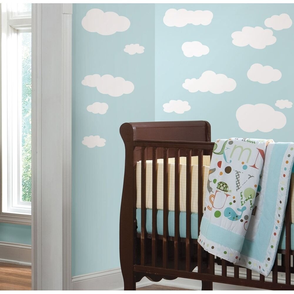 Wall Decor for Baby Rooms Elegant 19 New White Clouds Wall Decals Baby Nursery Sky Stickers Kids Room Decorations