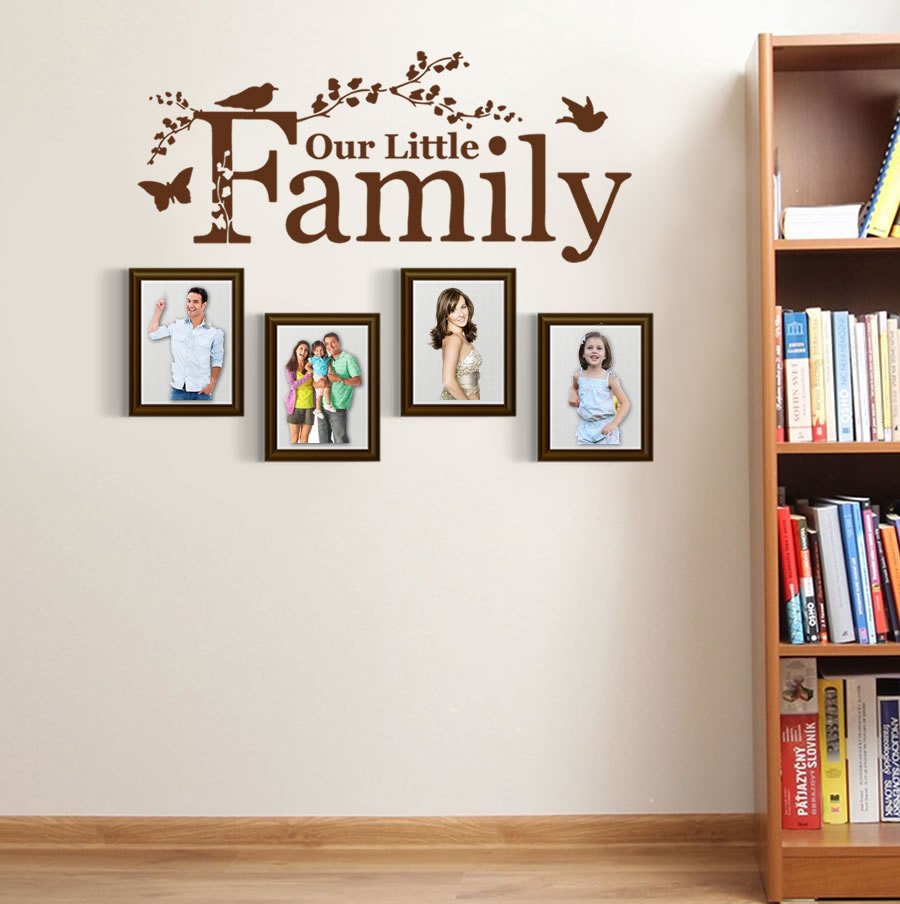 Wall Decor for Family Rooms Awesome Dsu Our Little Family Wall Sticker Home Decor Bedroom Living Room Wall Decals Nursery Girl Boy