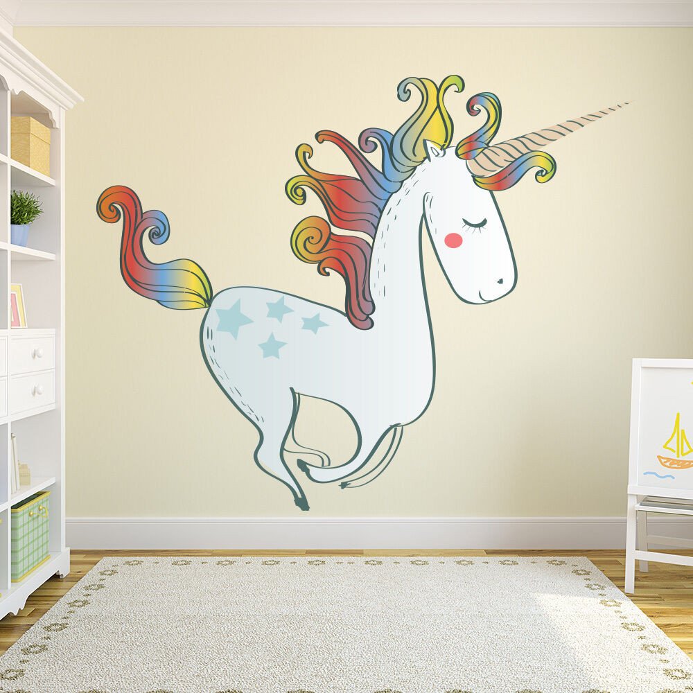 Wall Decor for Girls Bedroom Elegant Unicorn Wall Sticker Nursery Wall Decal Girls Bedroom Home Decor