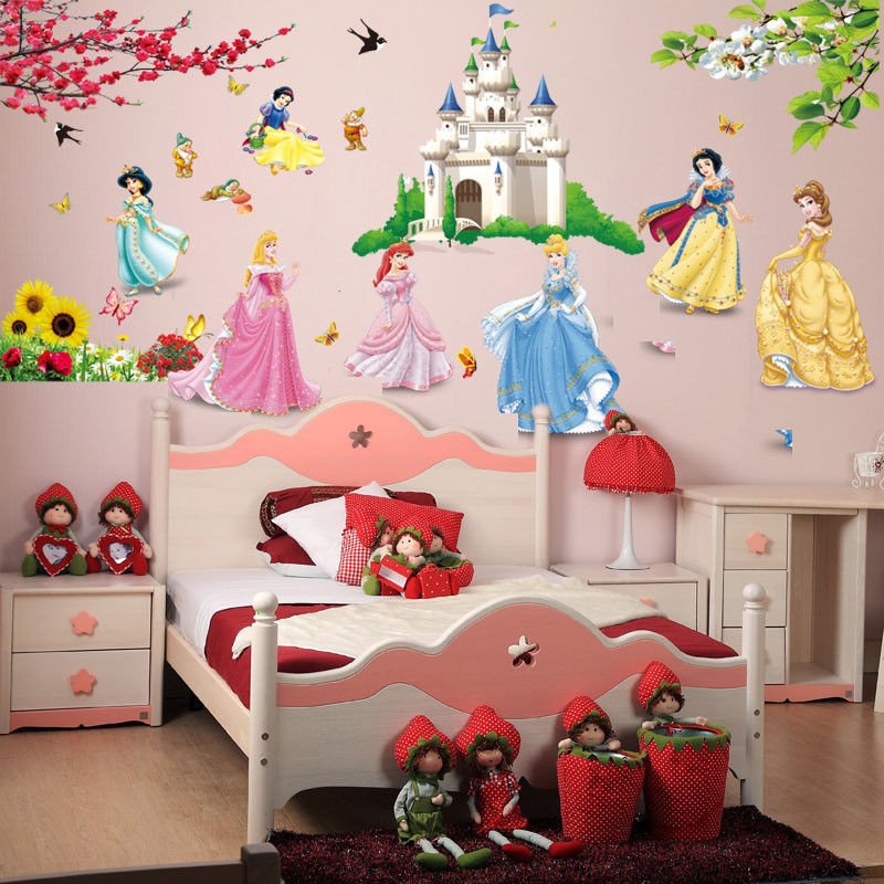 Wall Decor for Girls Room Lovely Fairy Tale Princess Castle Disney Kids Room Girls Room Decal Wall Sticker Decor