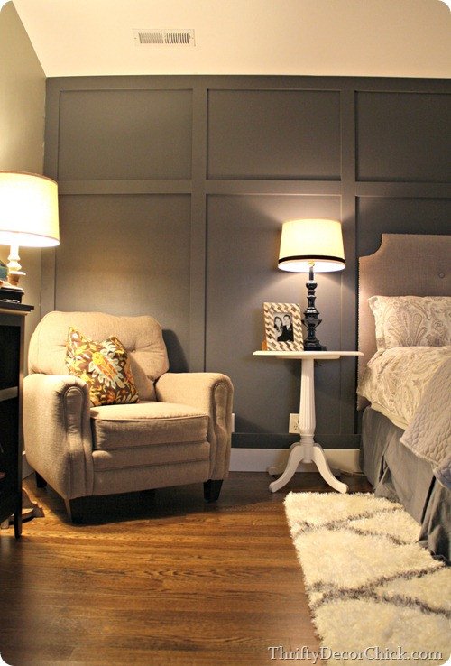 Wall Decor for Grey Walls Luxury Dark Gray Accent Wall From Thrifty Decor Chick