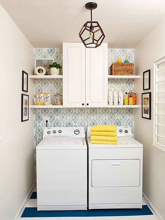 Wall Decor for Small Spaces Fresh 25 Small Laundry Room Ideas