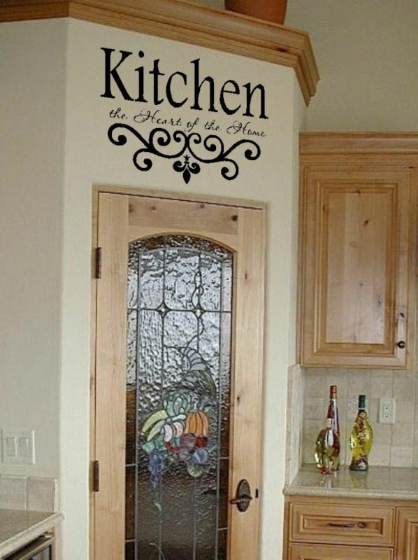 Wall Decor Ideas for Kitchen Beautiful Kitchen Wall Quote Vinyl Decal Lettering Decor Sticky