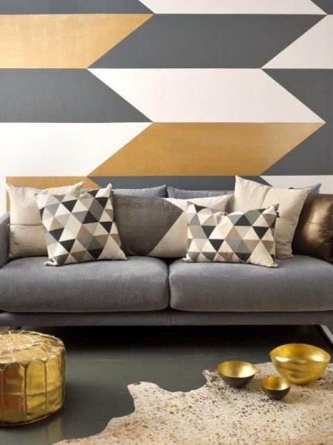 Wall Decor Ideas In Your Living Room Best Of 32 Stylish Geometric Décor Ideas for Your Living Room Digsdigs